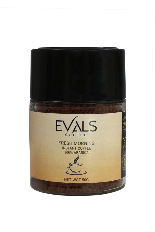 Evals coffee,100% arabica,instant coffee powder,50 gram